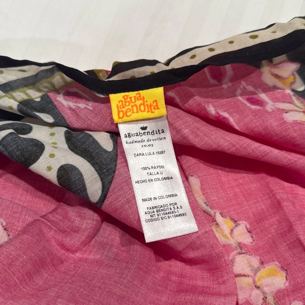 Agua Bendita Dara Kimono MultiColor Cover‎ Up